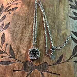 ⭐️ NEW Origami Owl Silver Necklace with Black Pendant ⭐️